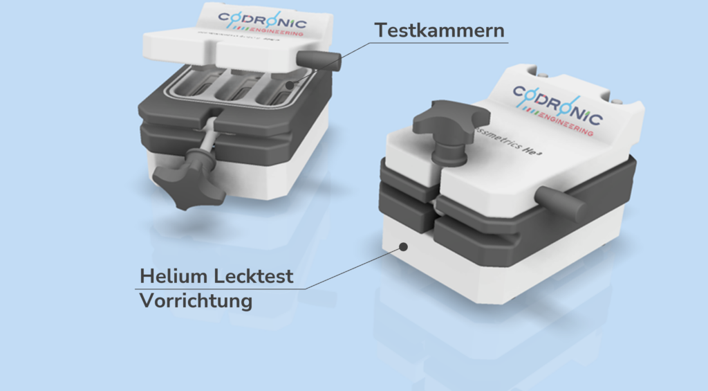 HE-Lecktest Vorrichtung