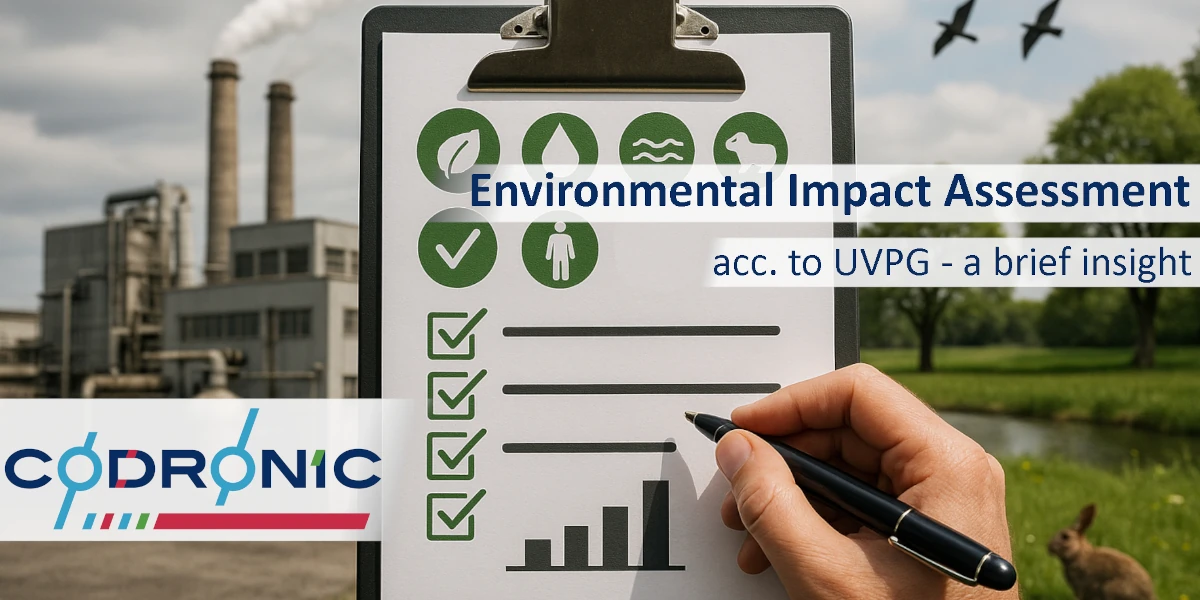 A picture of a checklist for an enviromental impact assessment.